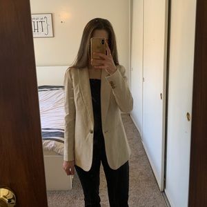 Brand NEW with tags. Linen blend J.Crew Blazer.